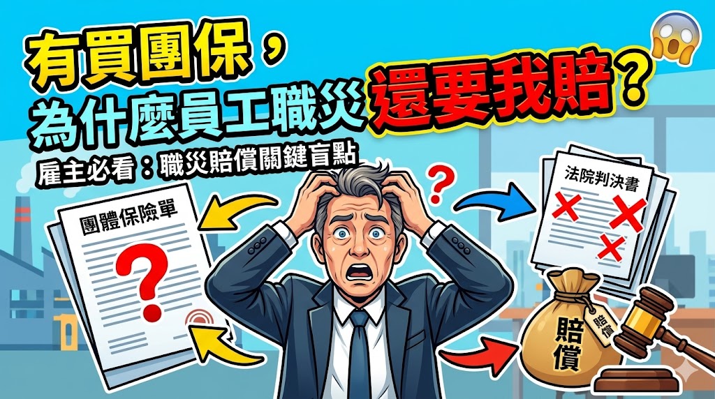 企業雇主必看的職災團保理賠盲點圖解